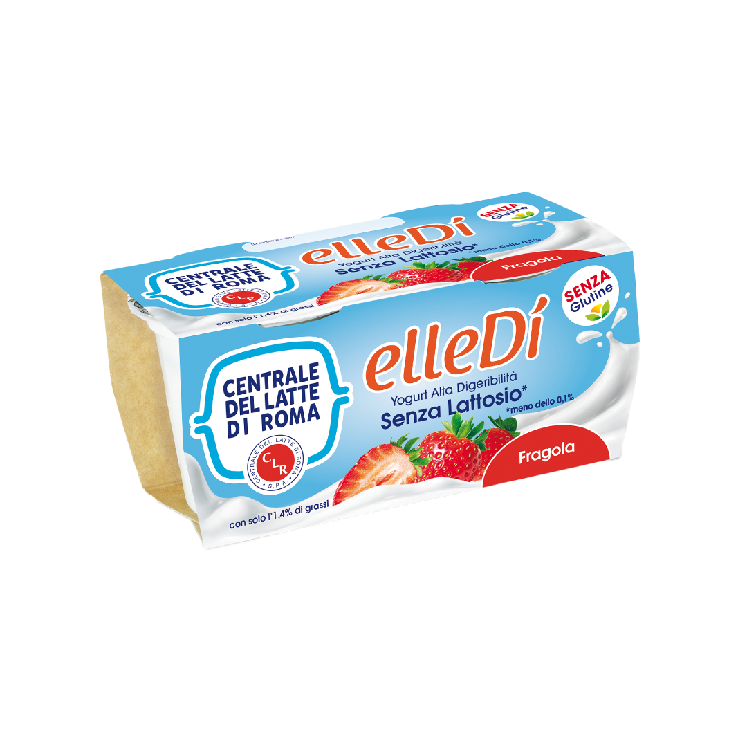 Yogurt Elledì Senza Lattosio Fragola