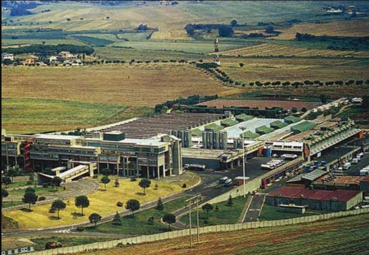 Panoramica esterna della Centrale del Latte di Roma
