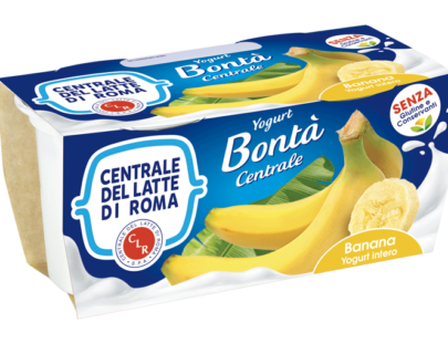 Yogurt intero banana Centrale Del Latte Di Roma